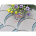 Water Jet Fish Scale Crystal Glass Mosaic (CFW62)